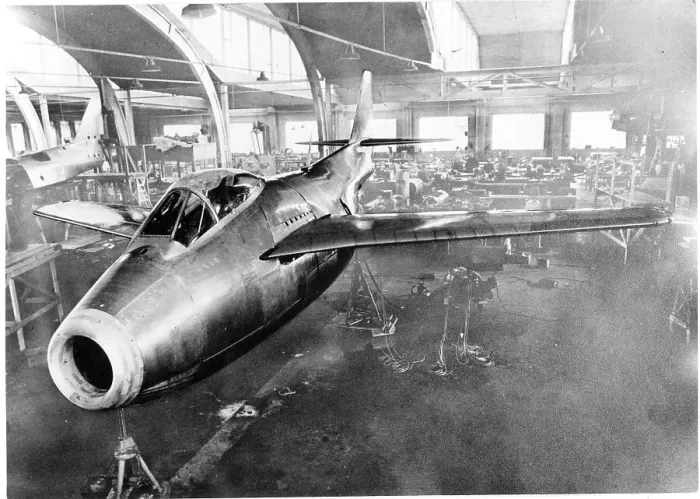 Framed Print : SAAB J29 Tunnan prototype Framed Print : SAAB J29 Tunnan prototype