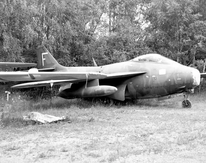 Framed Print : SAAB J29A Tunnan 29398 / F Framed Print : SAAB J29A Tunnan 29398 / F