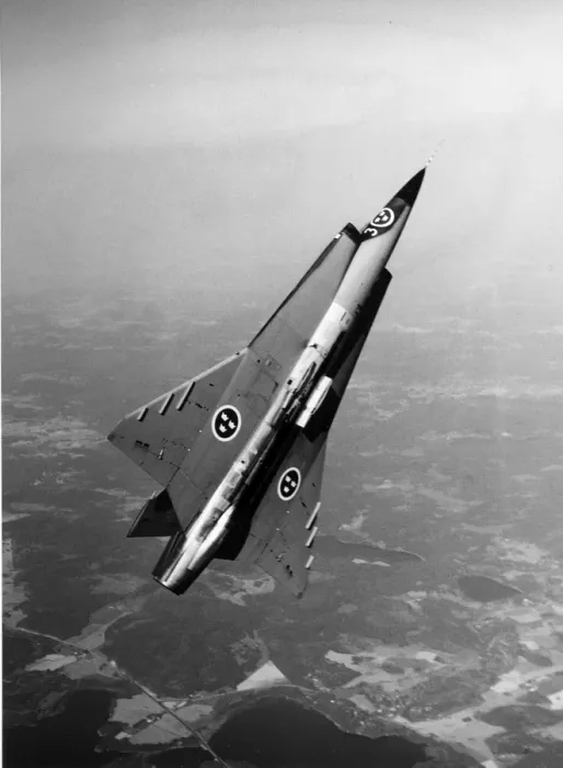 Framed Print : Saab J35 Draken Framed Print : Saab J35 Draken