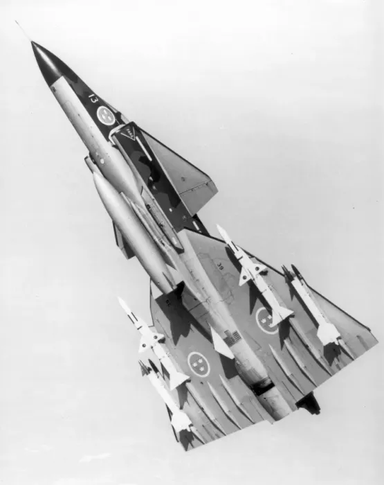 Framed Print : Saab JA37 Viggen Framed Print : Saab JA37 Viggen