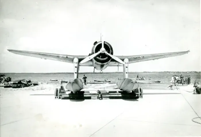 Framed Print : Saab SB17BS fitted with floats Framed Print : Saab SB17BS fitted with floats