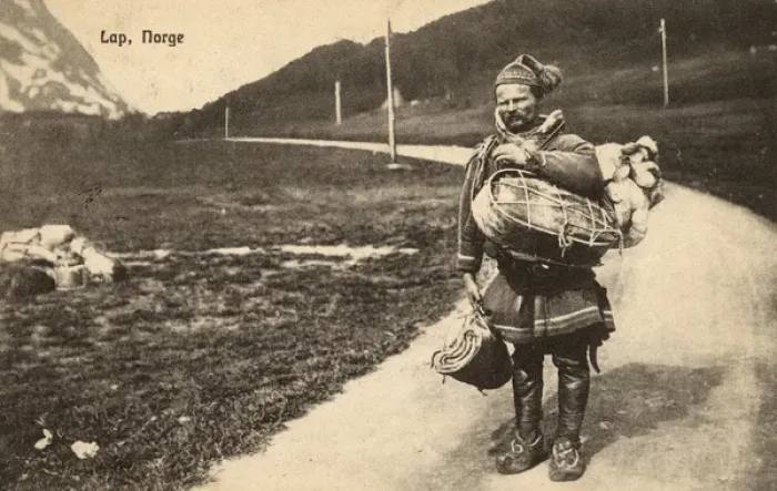 Framed Print : A Saami man - Norway Framed Print : A Saami man - Norway