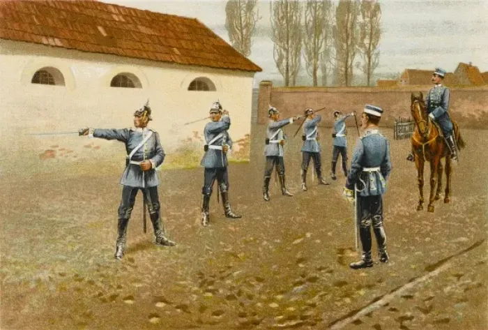 Framed Print : Sabre Drill, Germany Framed Print : Sabre Drill, Germany