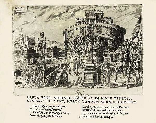 Sack of Rome or Sacco di Roma (1527). Charles