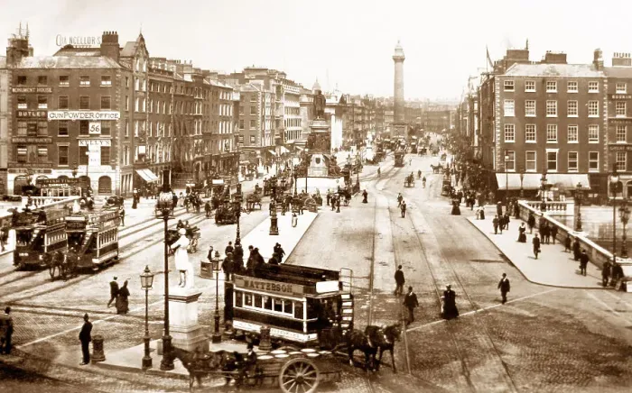 Framed Print : Sackville Street, Dublin, ireland Framed Print : Sackville Street, Dublin, ireland