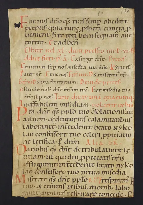 Framed Print : Sacramentary (Fragment) Framed Print : Sacramentary (Fragment)
