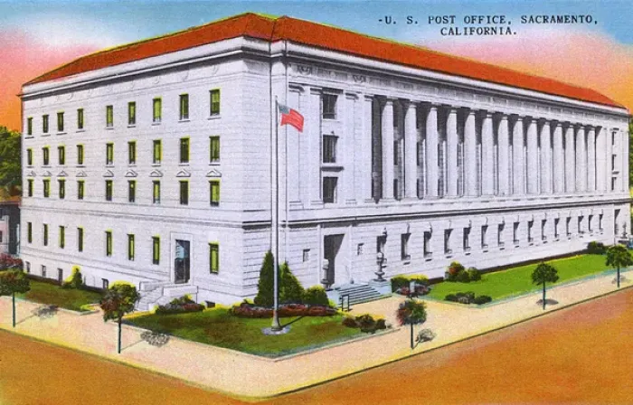 Framed Print : Sacramento, California, USA - Post Office Building Framed Print : Sacramento, California, USA - Post Office Building