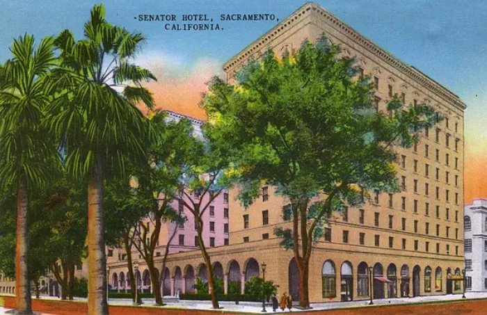 Framed Print : Sacramento, California, USA - Senator Hotel Framed Print : Sacramento, California, USA - Senator Hotel