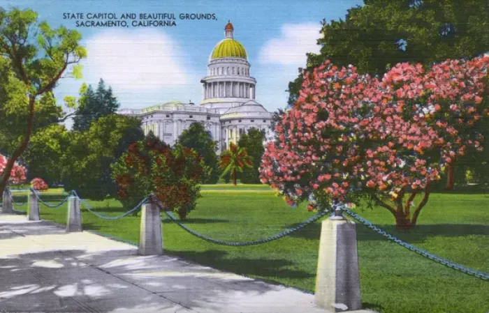 Framed Print : Sacramento, California, USA - State Capitol and Grounds Framed Print : Sacramento, California, USA - State Capitol and Grounds