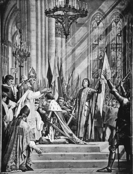 Framed Print : Sacre of Charles VII
