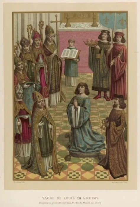 Framed Print : Sacre of Louis XII Framed Print : Sacre of Louis XII