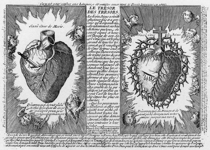 Framed Print : SACRED HEARTS 18C Framed Print : SACRED HEARTS 18C