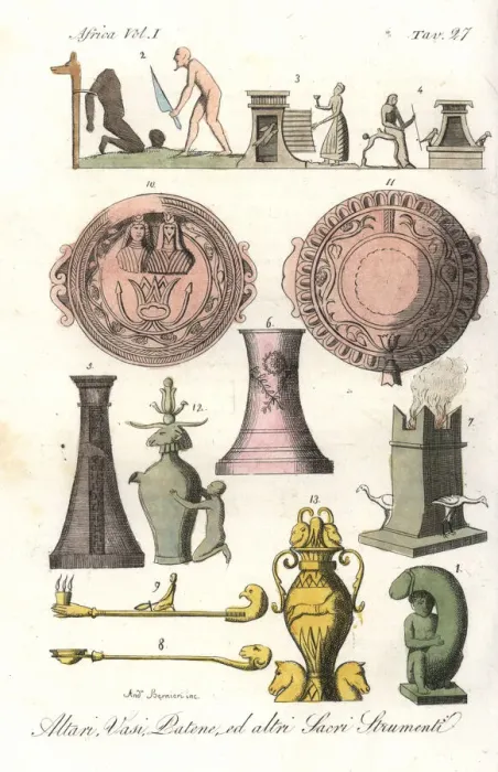 Framed Print : Sacred instruments to Egyptian, Greek and Roman gods Framed Print : Sacred instruments to Egyptian, Greek and Roman gods