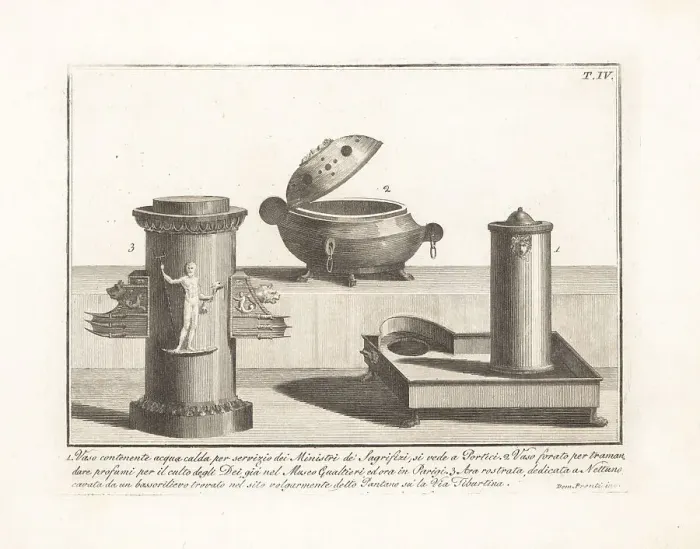 Framed Print : Sacred vessel, perfume holder and altar to Neptune Framed Print : Sacred vessel, perfume holder and altar to Neptune