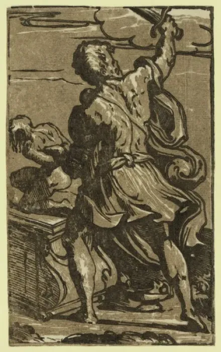 Framed Print : The sacrifice of Abraham Framed Print : The sacrifice of Abraham