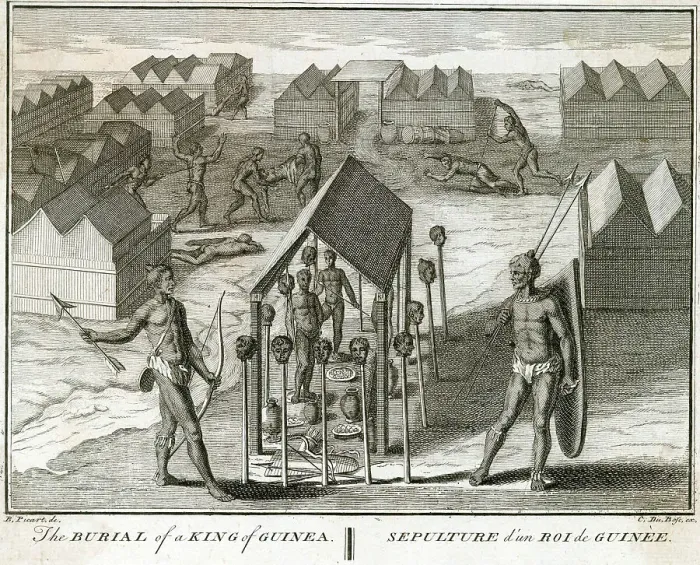 Framed Print : Sacrifice Guinea Customs Human 1737 King Dies Framed Print : Sacrifice Guinea Customs Human 1737 King Dies