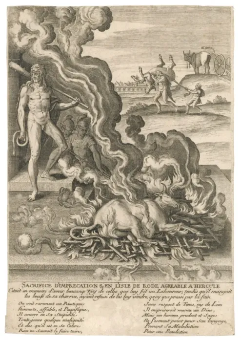 Framed Print : Sacrifice to Herakles Framed Print : Sacrifice to Herakles