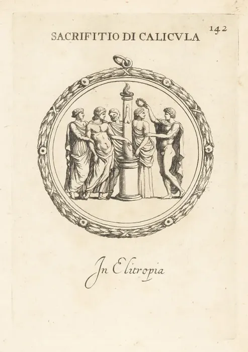 Framed Print : Sacrifice by the Roman emperor Caligula Framed Print : Sacrifice by the Roman emperor Caligula