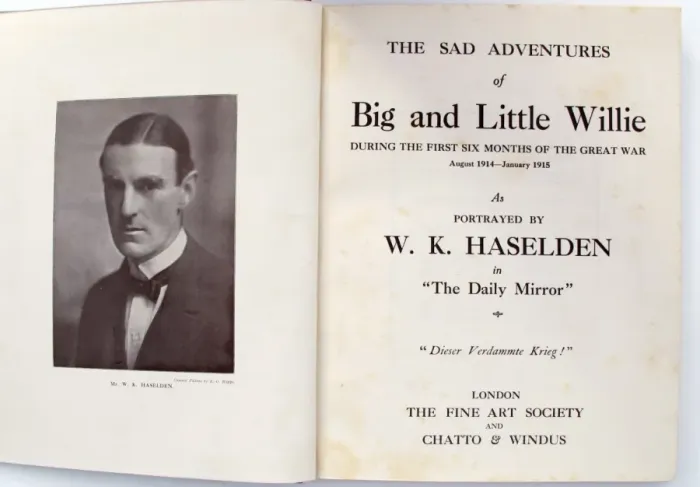 Framed Print : The Sad Experiences of Big and Little Willie. - WWI Framed Print : The Sad Experiences of Big and Little Willie. - WWI