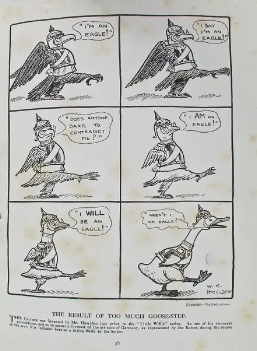 Framed Print : The Sad Experiences of Big and Little Willie. - WWI Framed Print : The Sad Experiences of Big and Little Willie. - WWI