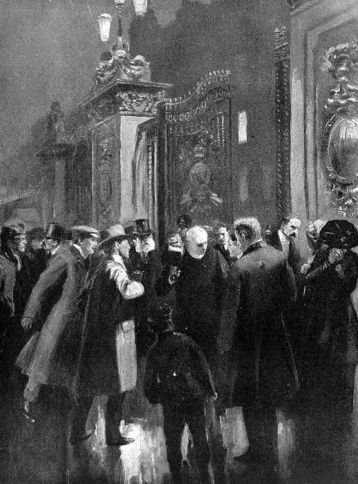 Framed Print : The Sad News 1910 Framed Print : The Sad News 1910