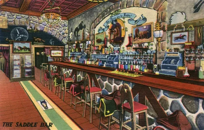 Framed Print : Saddle Bar, Jack Delaneys, New York City, USA Framed Print : Saddle Bar, Jack Delaneys, New York City, USA