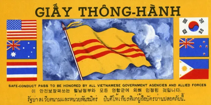 Framed Print : Safe-Conduct Pass to be honoured by all Vietnamese Agencies Framed Print : Safe-Conduct Pass to be honoured by all Vietnamese Agencies