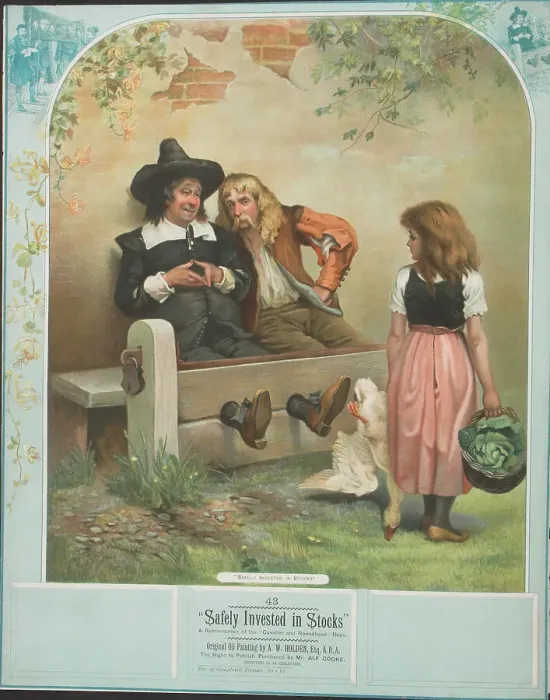 Framed Print : Safety Invested in Stocks by A. W. Holden Framed Print : Safety Invested in Stocks by A. W. Holden