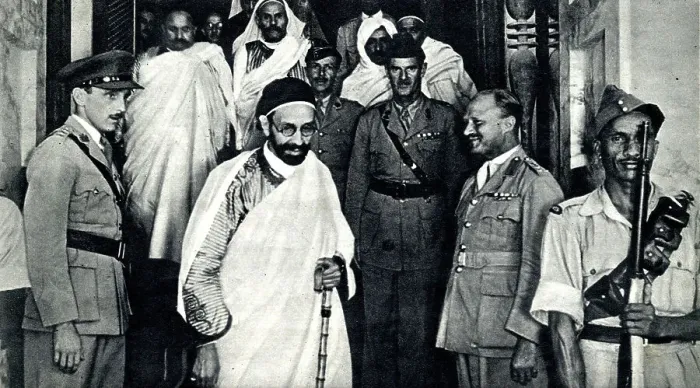 Framed Print : Said Al Idris Senussi of Libya in Benghazi, WW2 Framed Print : Said Al Idris Senussi of Libya in Benghazi, WW2