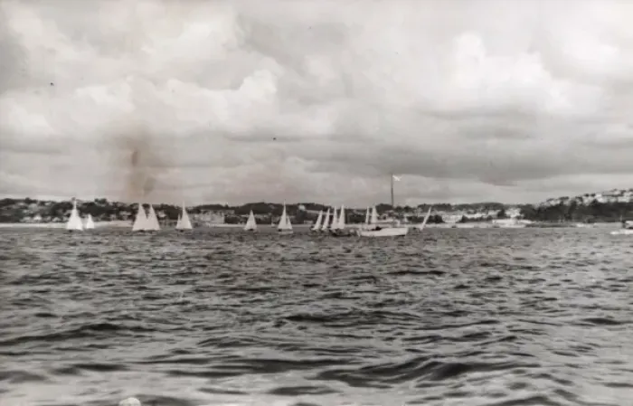 Framed Print : Sailing at 1948 Olympics Framed Print : Sailing at 1948 Olympics