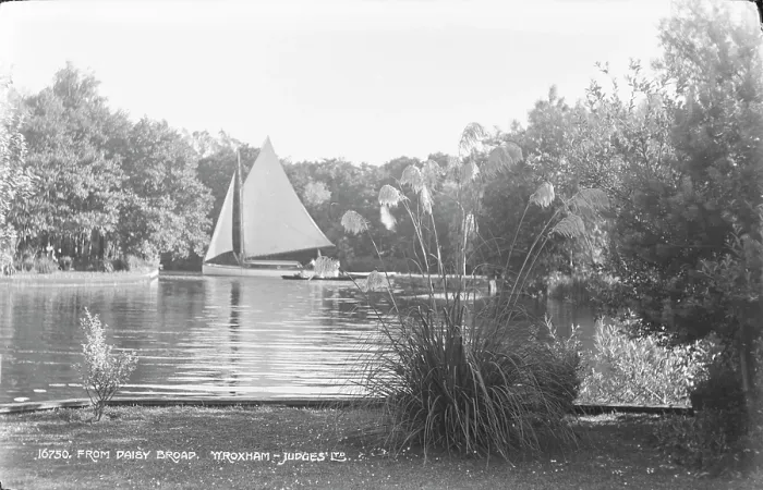 Framed Print : Sailing on Daisy Broad Framed Print : Sailing on Daisy Broad