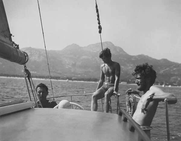 Sailing Off Corsica