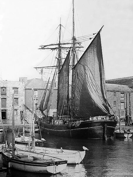 Sailing ship Snowflake from Runcorn in Mevagissey