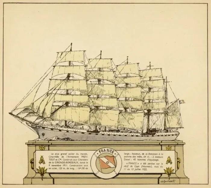 Framed Print : SAILING SHIPS / FRANCE Framed Print : SAILING SHIPS / FRANCE
