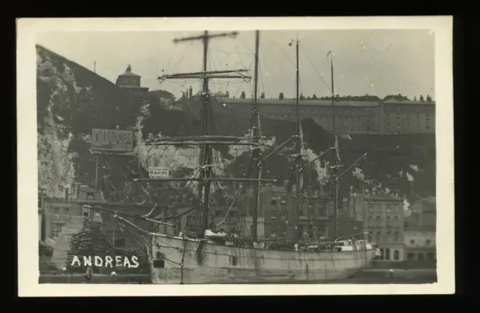 Framed Print : Sailing vessel Andreas at Dover, Kent Framed Print : Sailing vessel Andreas at Dover, Kent