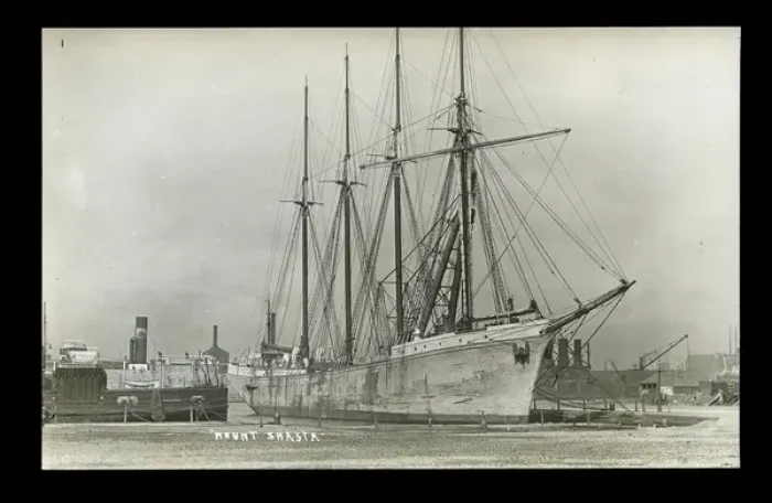 Framed Print : Sailing vessel Mount Shasta, aka Vaterland Framed Print : Sailing vessel Mount Shasta, aka Vaterland