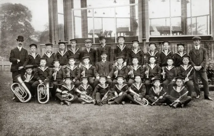 Framed Print : Sailors Orphan Homes Band, Hull, Yorkshire Framed Print : Sailors Orphan Homes Band, Hull, Yorkshire