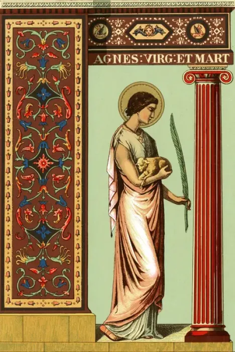 Framed Print : Saint Agnes Framed Print : Saint Agnes