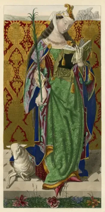 Framed Print : Saint Agnes Framed Print : Saint Agnes