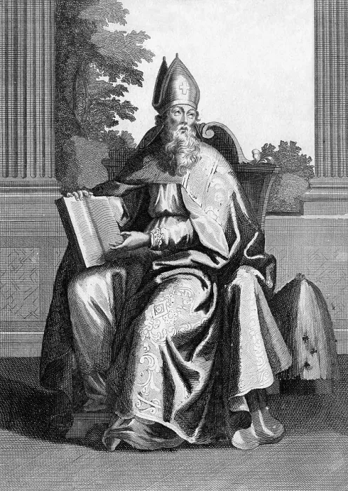 Framed Print : Saint Ambrose (Landry) Framed Print : Saint Ambrose (Landry)