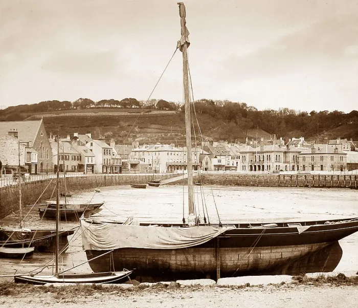 Framed Print : Saint Aubin, Jersey Framed Print : Saint Aubin, Jersey