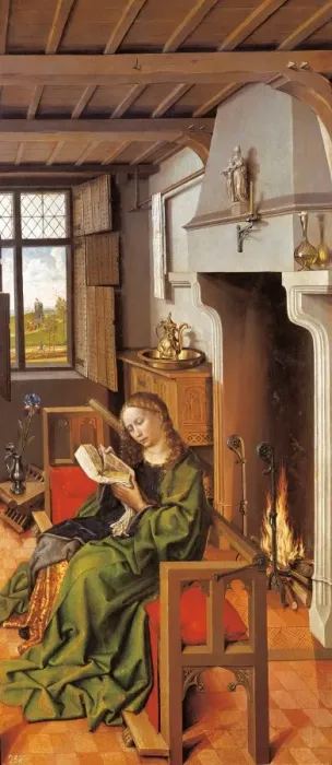 Framed Print : Saint Barbara. Central detail Framed Print : Saint Barbara. Central detail