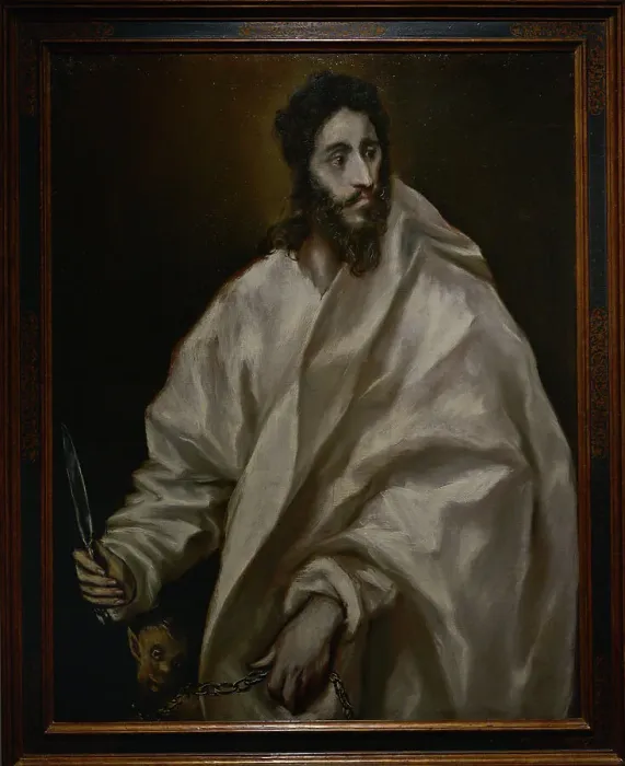 Framed Print : Saint Bartholomew, by El Greco (1541-1614), circa 1608-1614 Framed Print : Saint Bartholomew, by El Greco (1541-1614), circa 1608-1614