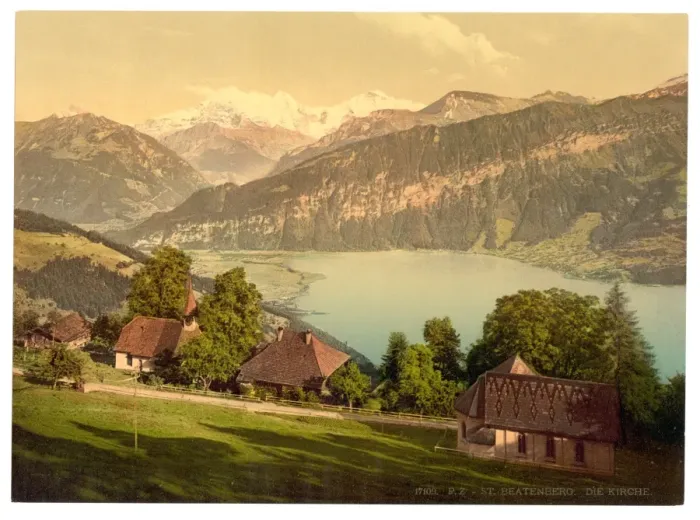 Framed Print : Saint Beatenberg, Bernese Oberland, Switzerland Framed Print : Saint Beatenberg, Bernese Oberland, Switzerland