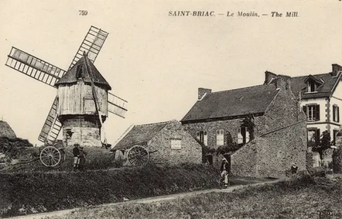 Framed Print : Saint-Briac-sur-Mer, France - The Windmill (Le Moulin) Framed Print : Saint-Briac-sur-Mer, France - The Windmill (Le Moulin)