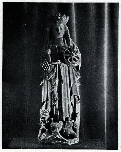 Saint Catherine Figure