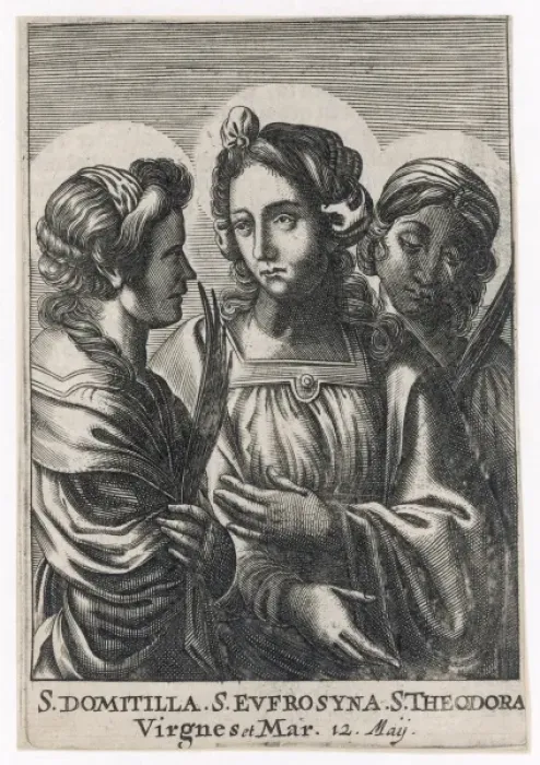 Framed Print : Saint Domitilla Framed Print : Saint Domitilla