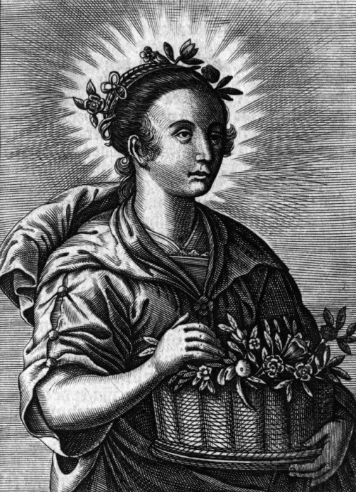 Framed Print : Saint Dorothea Framed Print : Saint Dorothea