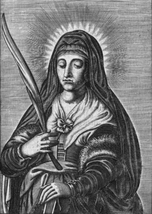 Framed Print : Saint Encratia Framed Print : Saint Encratia