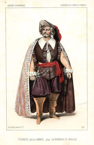 Saint-Ernest as Samuel in La Duchesse de Marsan, 1847